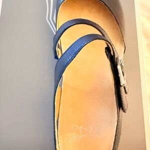 Dansko Black Leather Flats